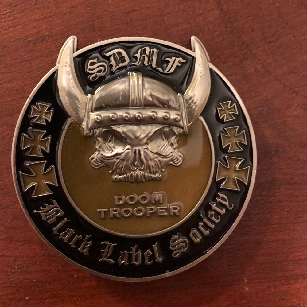 Black Label Society Doom Trooper Belt Buckle